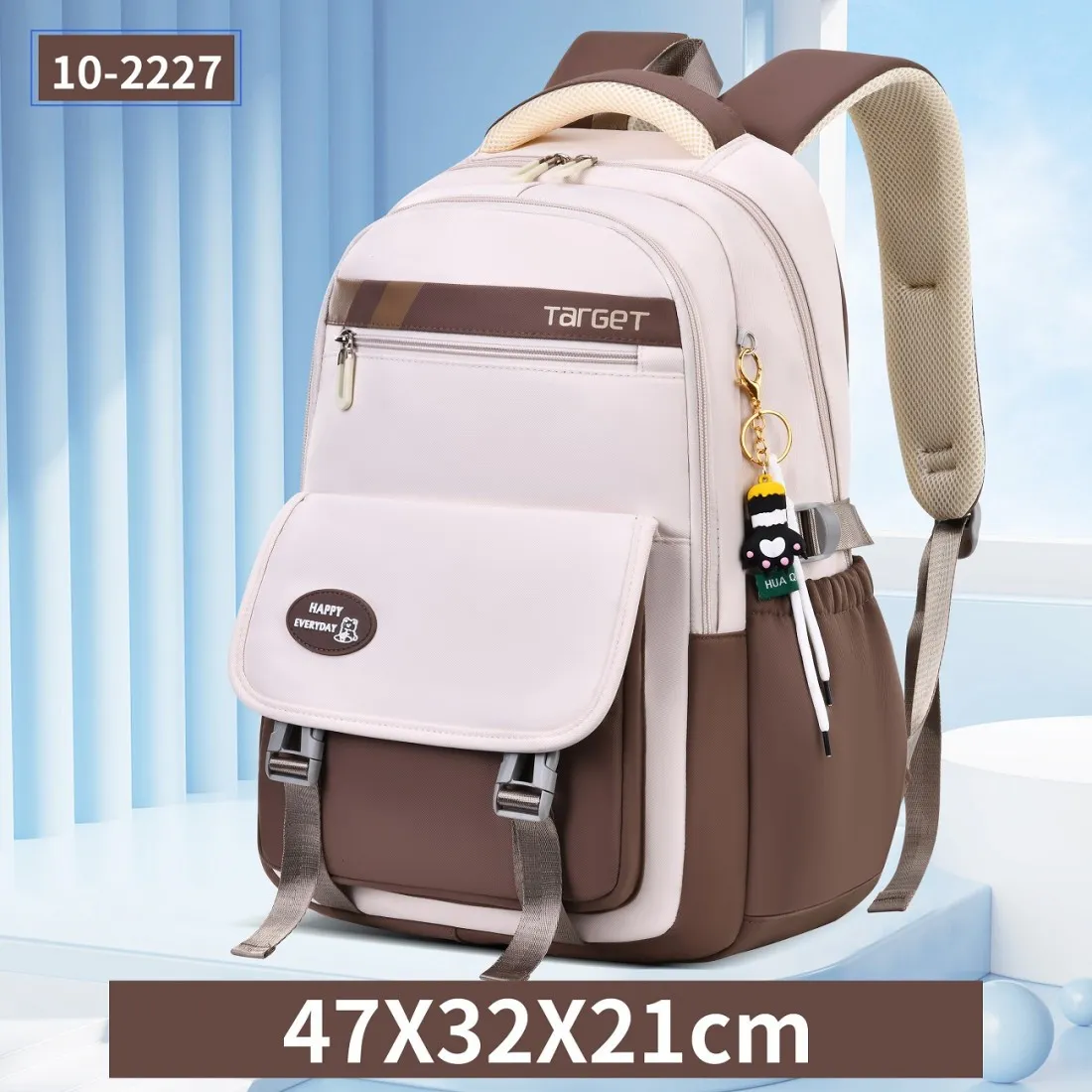 حقائب ظهر مدرسية TarGeT بتصميم المربعات الملونة 3